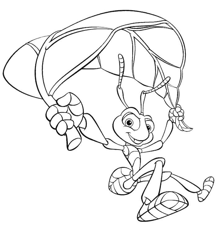 coloriage 1001 patte en parachute